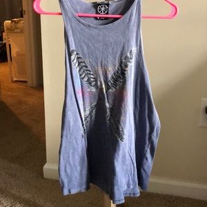 High neck tank top